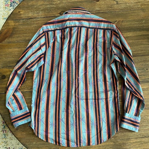 Robert Graham “Celebration” printed button down shirt - Picture 2 of 9